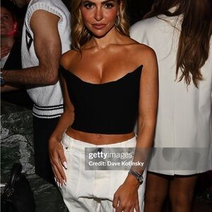 Elegant Black Strapless Top